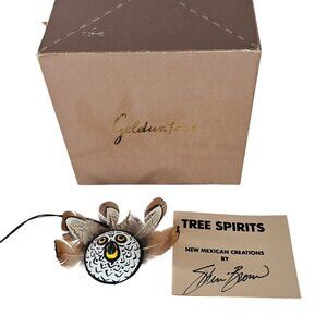 Owl Kachina Tree Spirit Ornament By Sheri Brown With Box
